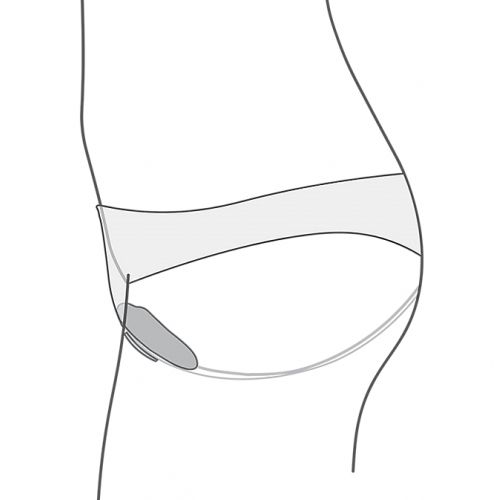 Вибростимулятор We-Vibe Moxie перезаряжаемый черный