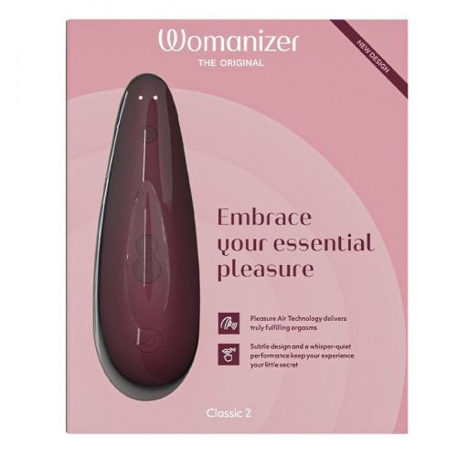 Womanizer Classic 2 бордовый - Бесконтактный клиторальный стимулятор