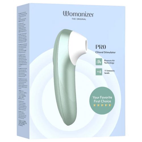 Бесконтактный вакуумно-волновой стимулятор клитора Womanizer Pro шалфей