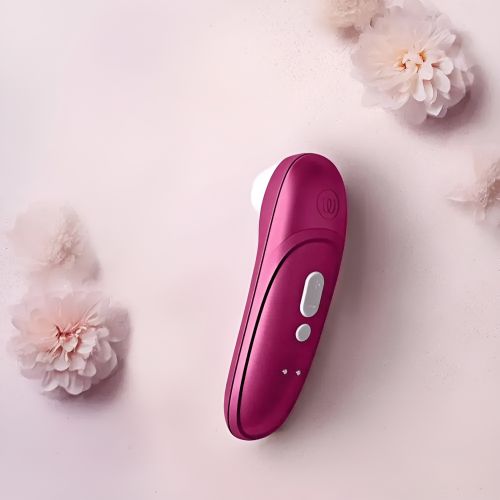 Бесконтактный вакуумно-волновой стимулятор клитора Womanizer Pro розовый