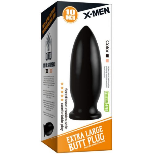 Большая анальная пробка для фистинга X-Men Butt Plug 26 см