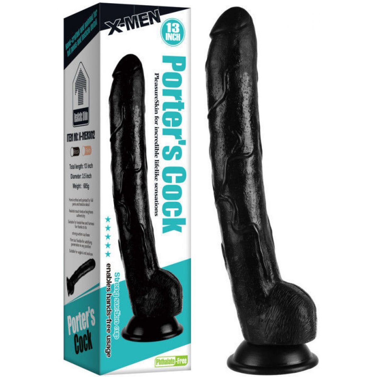 Фаллос-гигант X-Men Porters Cock 33 см