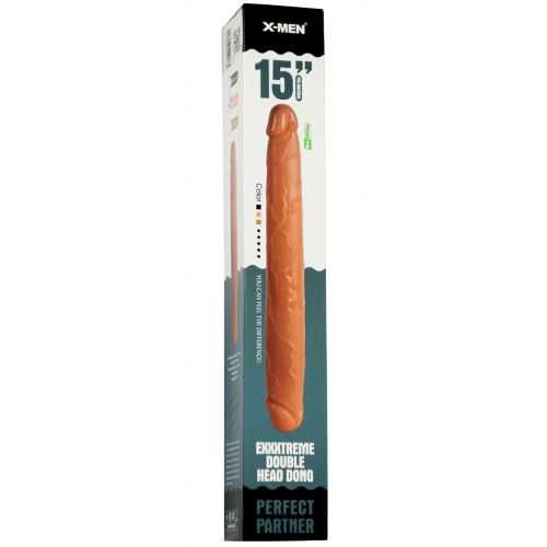 Двухголовый фаллоимитатор X-Men Exxxtreme Double Head Dong 39 см