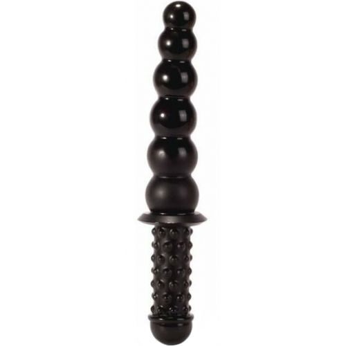 Двухсторонний фаллос с рельефной рукоятью X-Men Sword Handle Butt Plug 35 см