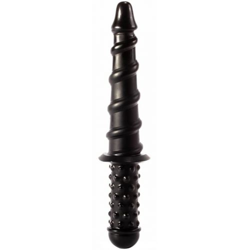 Двухсторонний фаллос с рельефным рисунком X-Men Sword Handle 35 см