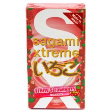 Презервативы с клубникой Sagami Xtre..