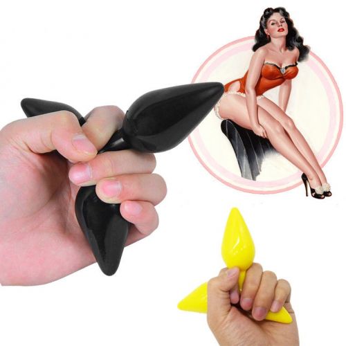 Силиконовая анальная пробка 3 в 1, размеры S, M и L