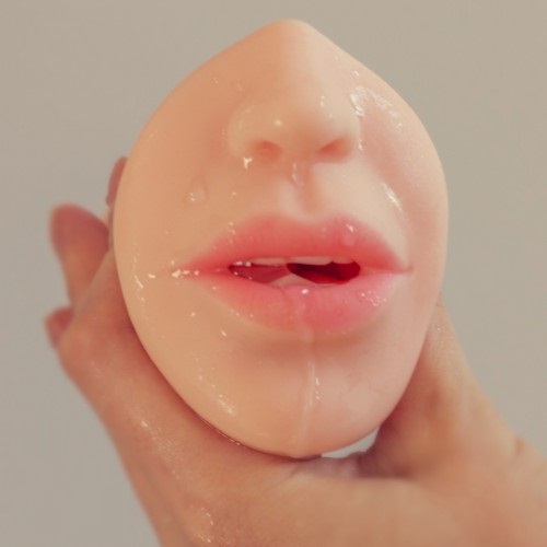 Мастурбатор ротик с зубками Oral sex with teeth