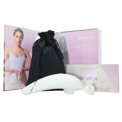 Бесконтактный клиторальный стимулятор Womanizer Premium Белый