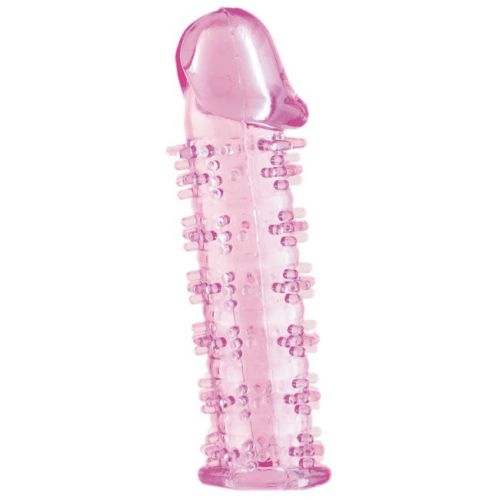 Эластичная насадка TOYFA, TPE, розовый, 12, 5 см