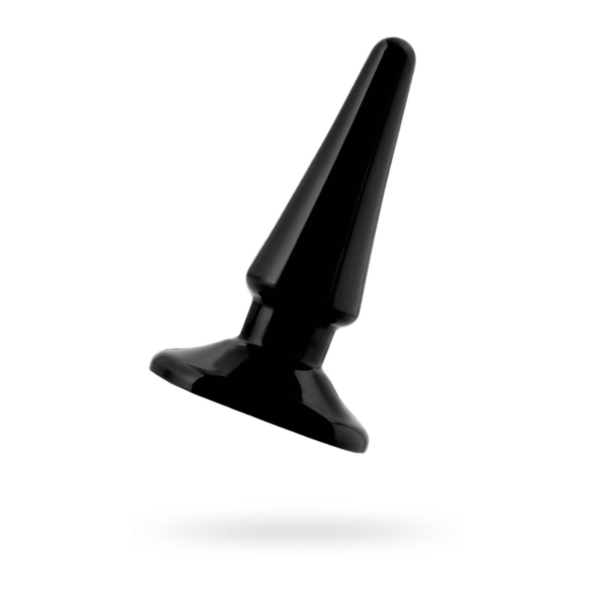 Анальная втулка Black & Red by TOYFA, водонепроницаемая, ПВХ, чёрная, 10 см, Ø 3 см