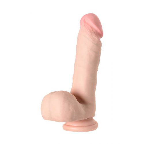 Вибратор с пультом ДУ TOYFA RealStick Elite Vibro, телесный, 10 режимов вибрации, 21 см Вибратор с пультом ДУ TOYFA RealStick Elite Vibro, телесный, 10 режимов вибрации, 21 см