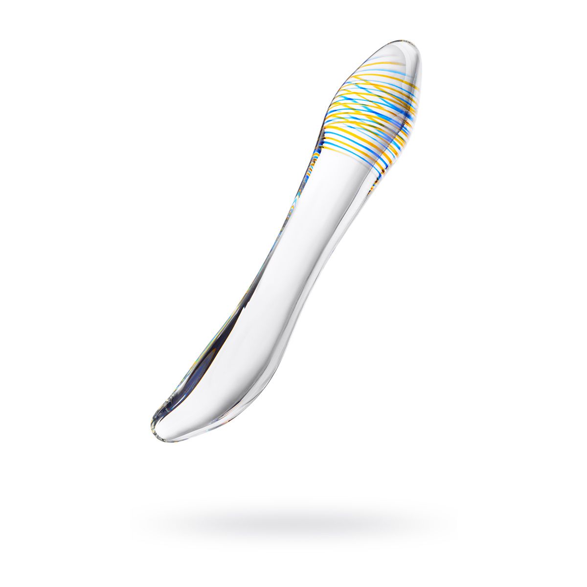 Двусторонний фаллоимитатор Sexus Glass, стекло, прозрачный, 22 см Двусторонний фаллоимитатор Sexus Glass, стекло, прозрачный, 22 см