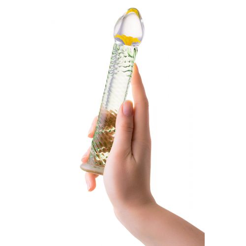 Нереалистичный фаллоимитатор Sexus Glass, стекло, прозрачный, 16,5 см Нереалистичный фаллоимитатор Sexus Glass, стекло, прозрачный, 16,5 см