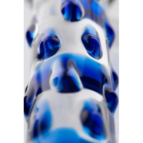 Двусторонний фаллоимитатор Sexus Glass, стекло, прозрачный, 20 см