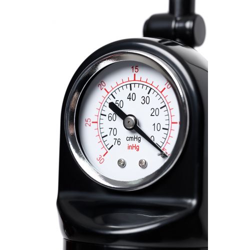 Помпа для пениса Sexus Men Training, вакуумная, механическая, с манометром, ABS пластик, чёрный