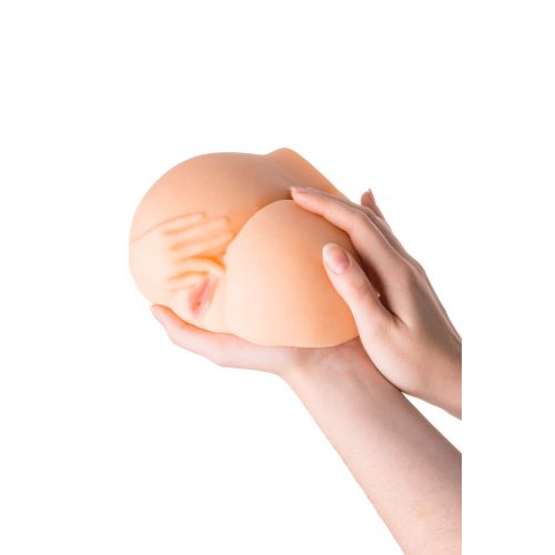 Мастурбатор с вибрацией реалистичный TOYFA Juicy Pussy Chantal, вагина и анус, телесный