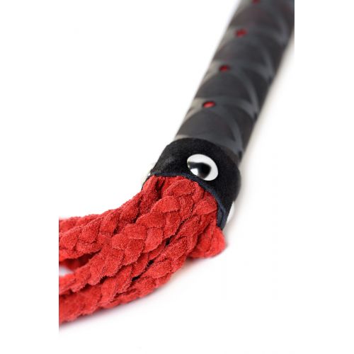 Плеть TOYFA Theatre из замши красная ,45 см Плеть TOYFA Theatre из замши красная ,45 см