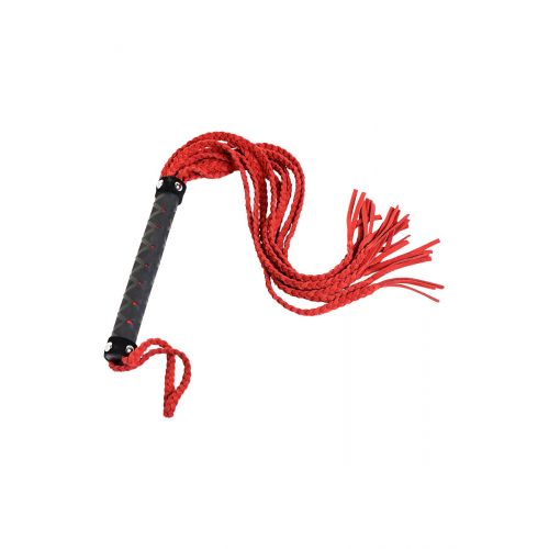 Плеть TOYFA Theatre из замши красная ,45 см Плеть TOYFA Theatre из замши красная ,45 см