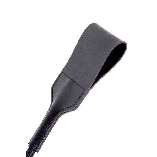 Стек TOYFA Theatre, кожанный, чёрный, 44 см Стек TOYFA Theatre, кожанный, чёрный, 44 см