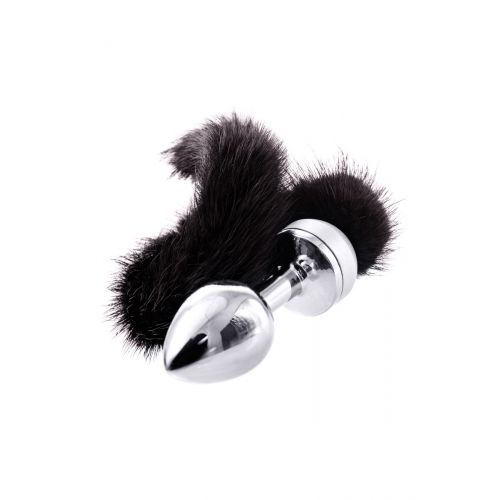 Анальная втулка Metal by TOYFA, металл, серебристая, с черным хвостом, 32 см, Ø 2,9 см, 175 г Анальная втулка Metal by TOYFA, металл, серебристая, с черным хвостом, 32 см, Ø 2,9 см, 175 г