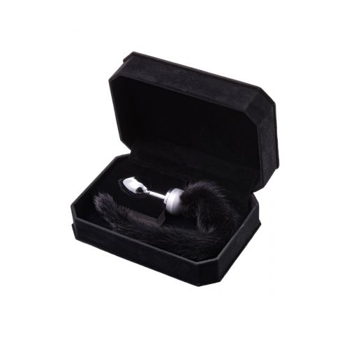 Анальная втулка Metal by TOYFA, металл, серебристая, с черным хвостом, 32 см, Ø 2,9 см, 175 г Анальная втулка Metal by TOYFA, металл, серебристая, с черным хвостом, 32 см, Ø 2,9 см, 175 г