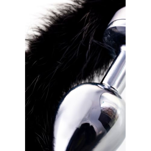 Анальная втулка Metal by TOYFA, металл, серебристая, с черным хвостом, 32 см, Ø 2,9 см, 175 г Анальная втулка Metal by TOYFA, металл, серебристая, с черным хвостом, 32 см, Ø 2,9 см, 175 г