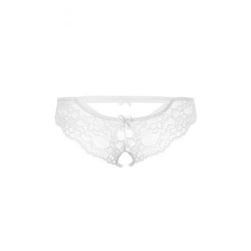 Эротические трусики (50-52) Erolanta Lingerie Collection, кружевные, белые