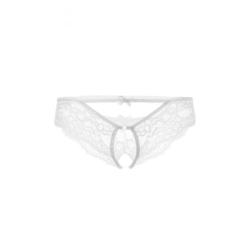 Эротические трусики (50-52) Erolanta Lingerie Collection, кружевные, белые