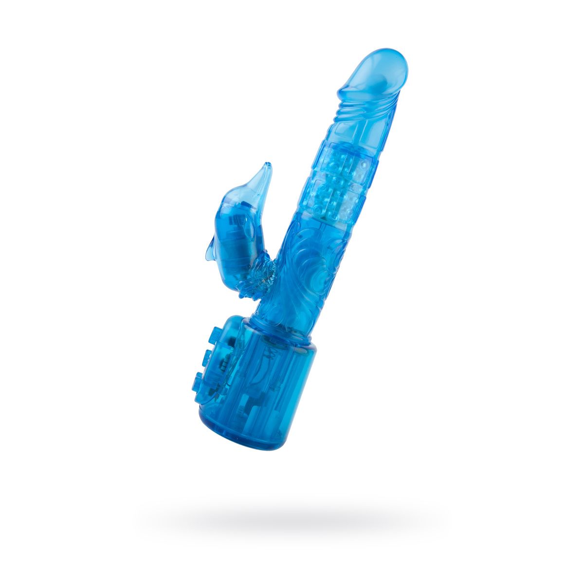 Вибратор с ротацией NMC Blue Dream с клиторальным стимулятором в форме «дельфина»