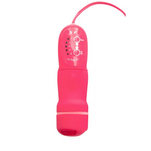 Анальная втулка TOYFA POPO Pleasure, 5 режимов вибрации, розовая, 13 см