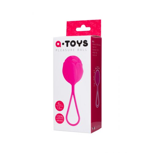 Вагинальные шарики TOYFA A-Toys, Силикон, Розовый, Ø 3,5 см