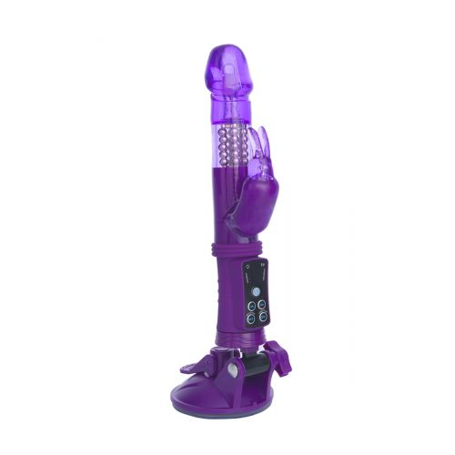 Вибратор с клиторальным стимулятором TOYFA A-Toys, Фиолетовый, 22 см