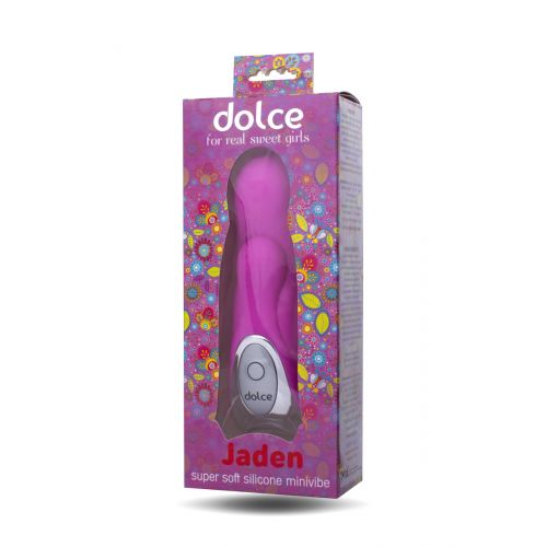 Вибратор TOYFA Dolce Jaden, силикон, розовый, 12,5см