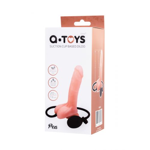Реалистичный фаллоимитатор TOYFA A-Toys, PVC, Телесный, 15 см