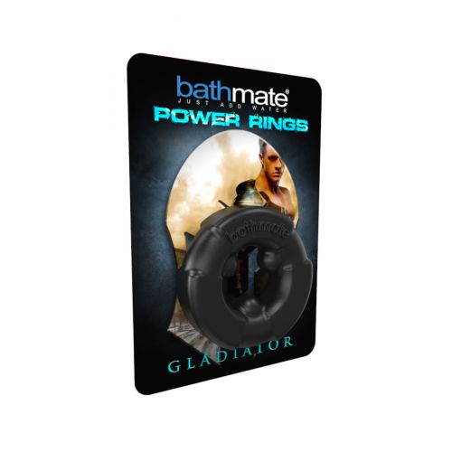 Эрекционное кольцо на пенис Bathmate Gladiator, elastomex, чёрное, Ø4,5 см