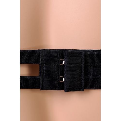 Бюстгальтер и трусики-уверты Candy Girl, черные, OS