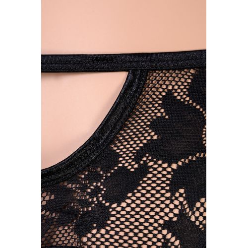 Бюстгальтер и трусики-уверты Candy Girl, черные, OS