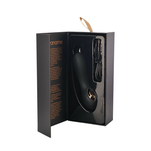 Стимулятор точки G WANAME D-SPLASH  Cascade, Силикон, Чёрный, 15 см