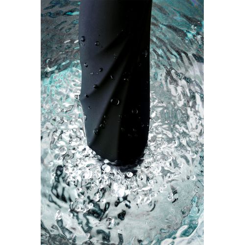 Нереалистичный вибратор WANAME D-SPLASH  Storm, Силикон, Чёрный, 22,5 см