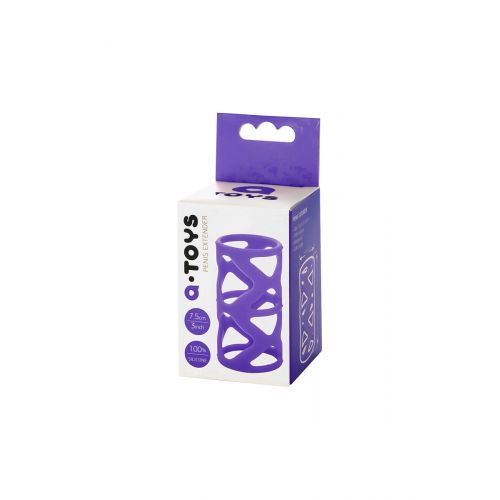 Насадка на пенис TOYFA A-Toys  , Силикон, Фиолетовый, 7,5 см