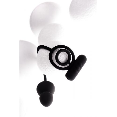 Анальная пробка с дополнительной стимуляцией Erotist, силикон, черная Анальная пробка с дополнительной стимуляцией Erotist, силикон, черная