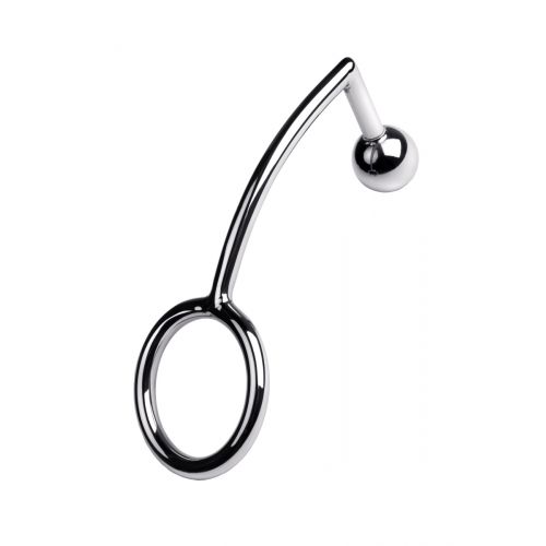 Насадка с анальной втулкой, TOYFA Metal, серебристая