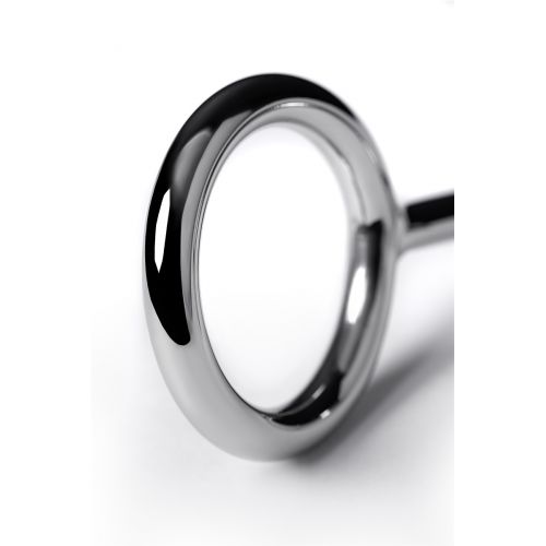 Насадка с анальной втулкой, TOYFA Metal, серебристая