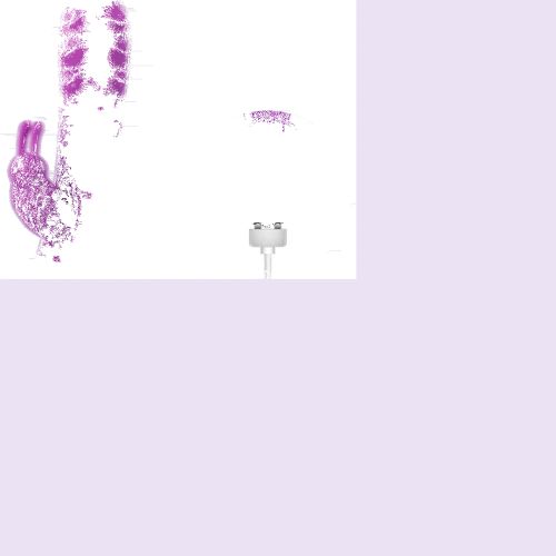 Вибратор c клиторальным стимулятором JOS TATY с пульсирующими шариками, силикон, фиолетовый, 21,5 см