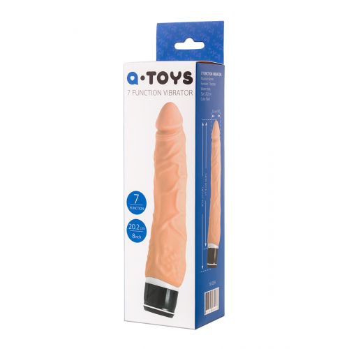 Реалистичный вибратор TOYFA A-Toys  Мультискоростной, Силикон,  режимов вибрации, 17,2 см