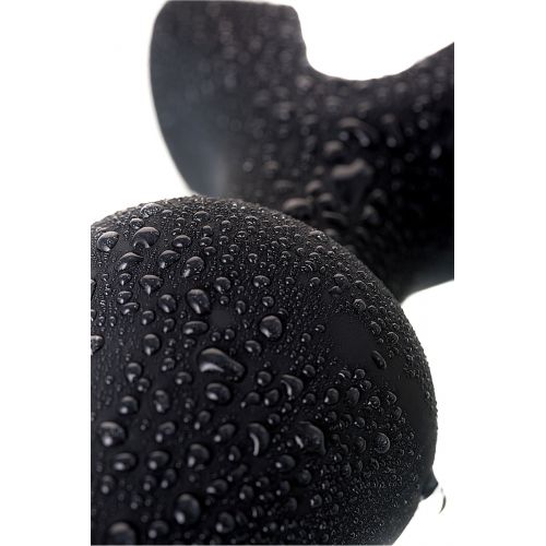 Анальная пробка с кольцом Erotist DISCOVERER, силикон, чёрный, 9 см, Ø3,7