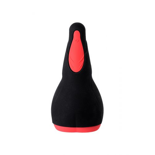 Перезаряжаемый мастурбатор Erotist Eruption, силикон, черный, 18,5 см.