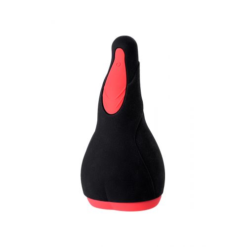 Перезаряжаемый мастурбатор Erotist Eruption, силикон, черный, 18,5 см.