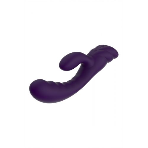 Вибратор с клиторальным стимулятором Nalone PureX2, Силикон, Фиолетовый, 20,7 см Вибратор с клиторальным стимулятором Nalone PureX2, Силикон, Фиолетовый, 20,7 см